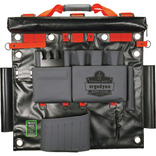 Arsenal 5710 Bucket Truck Tool Board with Tool Tethering Attachment Points, Nylon, 8 Pockets, Grey Nuna Depot Inc.