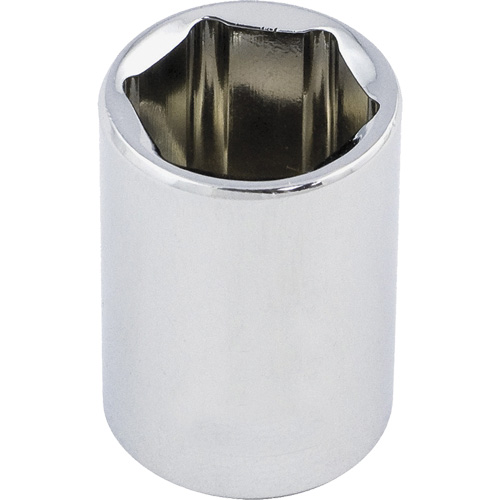 Douille chrom&eacute;e ordinaire, 1/2", Prise 3/8", 6 pans Nuna Depot Inc.