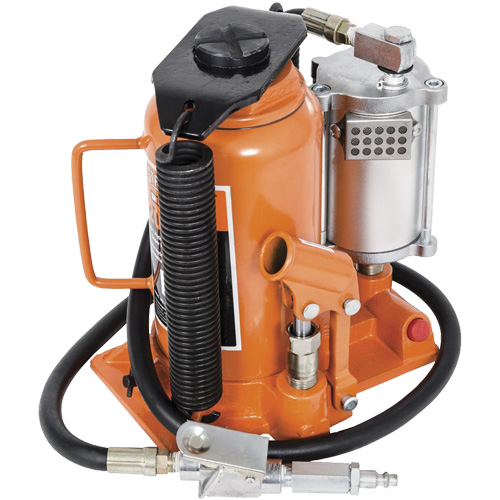 Cric-bouteille super robuste, 20 tonne(s), Air comprim&eacute;/hydraulique, 20" Hauteur &eacute;lev&eacute;e Nuna Depot Inc.