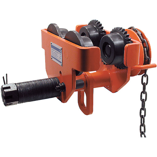 SGT Series Heavy-Duty Geared Trolley, 10000 lbs. (5 tons) Capacity, 4-1/2" - 8-1/32" Nuna Depot Inc.