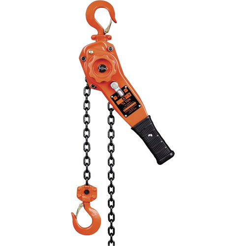 KLP Series Lever Chain Hoists, 5' Lift, 1500 lbs. (0.75 tons) Capacity, Steel Chain Nuna Depot Inc.
