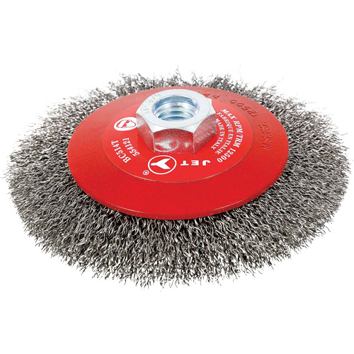 BC615T Brosses coniques &agrave; fils cr&ecirc;p&eacute;s pour meuleuses angulaires Nuna Depot Inc.