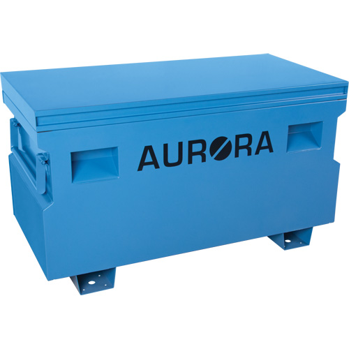 Coffre &agrave; outils de chantier, 48" x 24" x 27-3/5", Acier, Bleu Nuna Depot Inc.