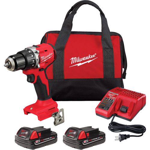 Ensemble perfomarteau/tournevis compact sans balai  M18, Lithium-ion, 18 V, Mandrin 1/2", Couple 550 lb-po Nuna Depot Inc.