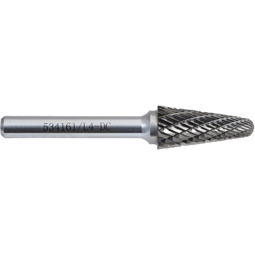 L4-DC Fraise conique 9 JET-KUT (embout rayon), 1/2" dia. Nuna Depot Inc.