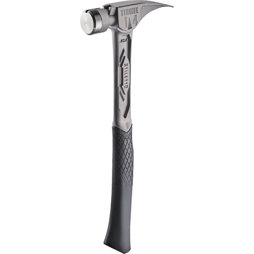 Marteau de charpente en titane lisse TIBONE, 14 oz, Prise en Acier plein, 15-1/4" lo Nuna Depot Inc.