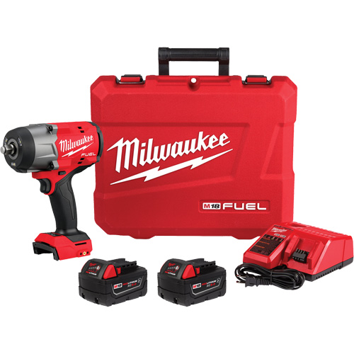 Cl&eacute; &agrave; choc &agrave; couple &eacute;lev&eacute; M18 Fuel avec ensemble d'anneau &agrave; friction, 18 V, Mandrin 1/2" Nuna Depot Inc.