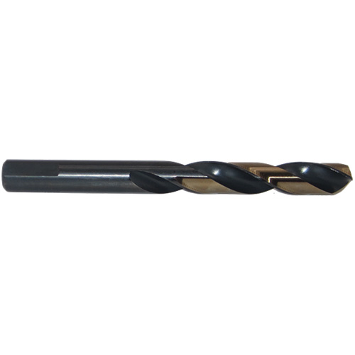 Two-Tone 3-Flat Mechanic's Drill, 23/64", High Speed Steel, 135° Point Nuna Depot Inc.