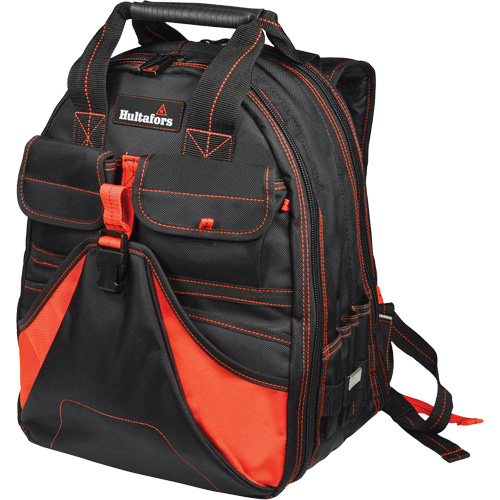 Deluxe Tool Backpack, Black/Red, Ballistic/Polyester Nuna Depot Inc.