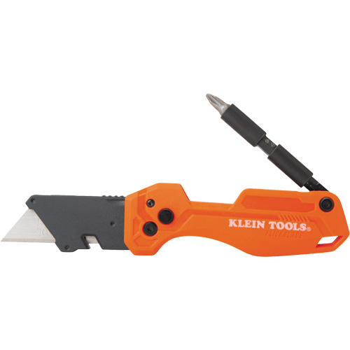 Couteau utilitaire pliant avec tournevis &agrave; douille, 1" lame, lame en Acier, poign&eacute;e en Plastique Nuna Depot Inc.