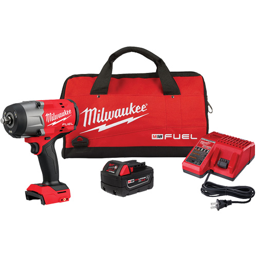Cl&eacute; &agrave; choc &agrave; couple &eacute;lev&eacute; M18 Fuel avec ensemble d'anneau &agrave; friction, 18 V, Mandrin 1/2" Nuna Depot Inc.