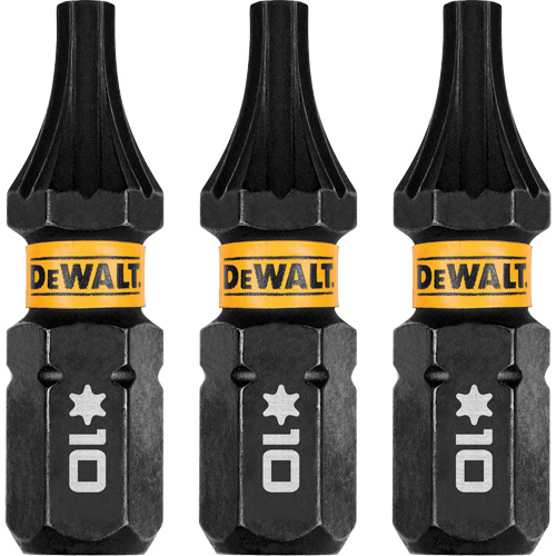 3-Piece FLEXTORQ&reg; Impact Screwdriving Bits, Torx, T-10, 1/4" Drive Nuna Depot Inc.