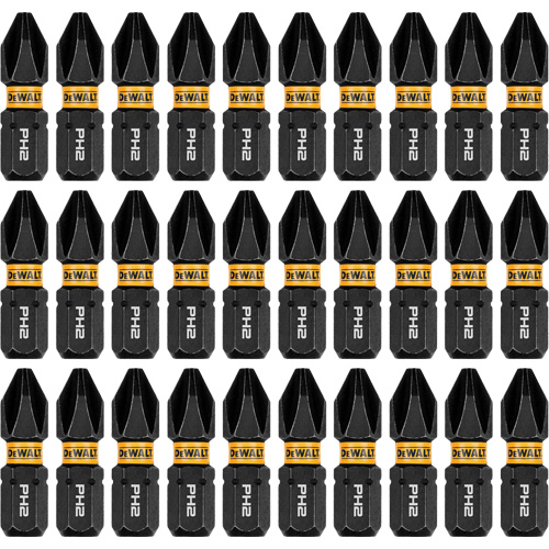 30-Piece FLEXTORQ&reg; Impact Driver Bit Set, Phillips, #2, 1/4" Drive Nuna Depot Inc.