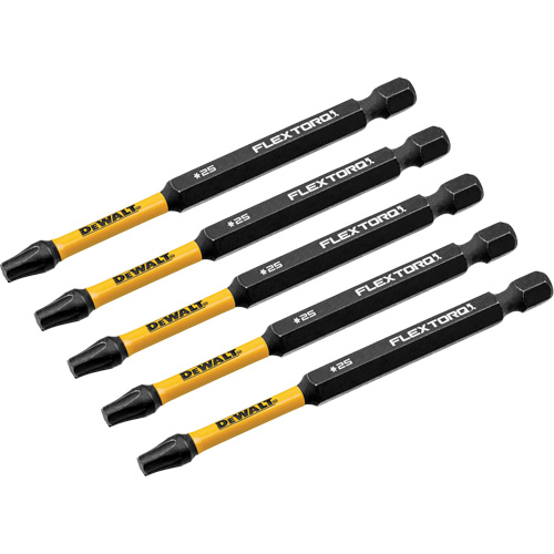 FLEXTORQ&reg; Impact Driver Bit, Torx, T-25 Tip, 1/4" Drive Size, 3-1/2" Length Nuna Depot Inc.