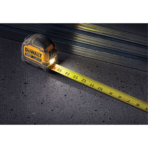Ruban &agrave; mesurer &agrave; lampe DEL TOUGHSERIES, 25' Nuna Depot Inc.