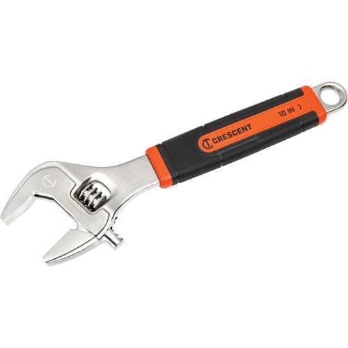 Adjustable Wrench, 10" L, 2-7/10"/38 mm Max Width, Chrome/Polished Nuna Depot Inc.
