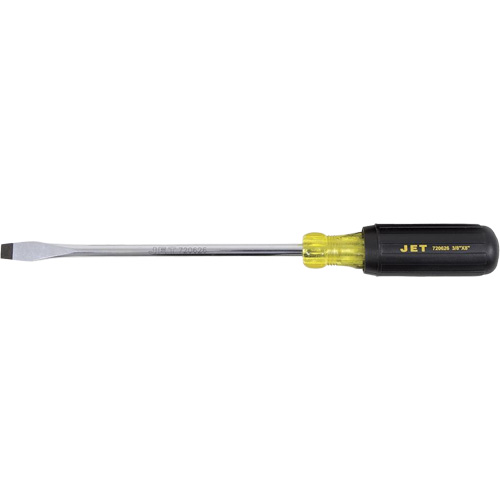 JKSS-8R Tournevis &agrave; fente, Tige de 3/8", Ronde, 8" lo, Prise en Coussin&eacute;e Nuna Depot Inc.