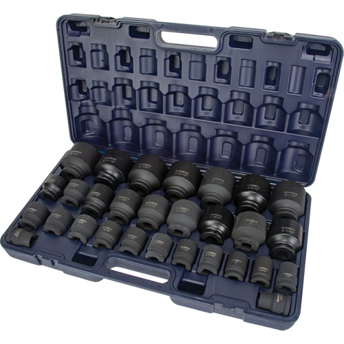 Jeu de douilles SAE, 29 Mcx, Chocs, Prise de 3/4" Nuna Depot Inc.