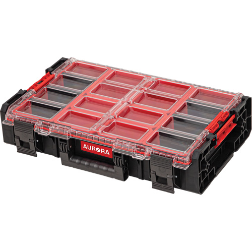 Arx&reg; 2X-Large Organizer with Bins, 23" x 15-1/5" x 6-4/5", Black Nuna Depot Inc.