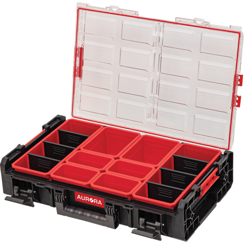 Organisateur tr&egrave;s-grand avec bacs courts Arx, 23" x 15-1/5" x 5", Noir Nuna Depot Inc.
