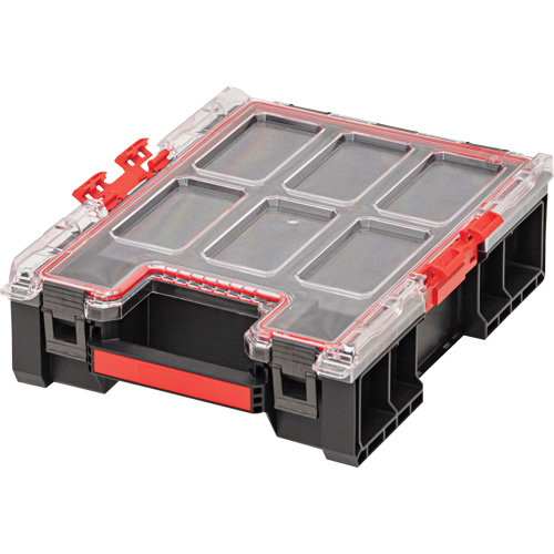 Organisateur moyen haut avec cloisons en mousse &agrave; plusieurs couches Arx, 10-2/5" x 14-3/10" x 4-1/5", Noir Nuna Depot Inc.