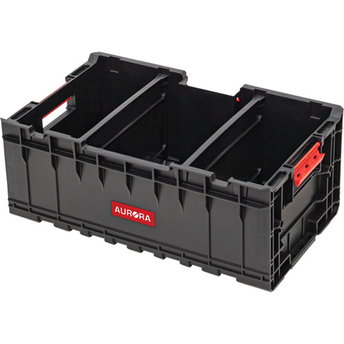 Caisse &agrave; outils avec s&eacute;parateurs Arx, 22-7/10" x 14-1/10" x 9-3/10", Noir Nuna Depot Inc.
