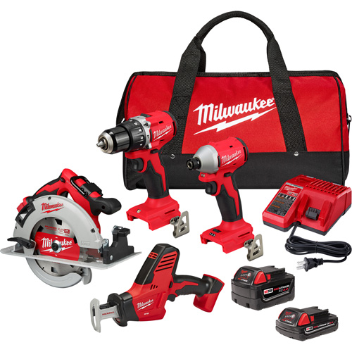 Trousse combin&eacute;e 4 outils, Lithium-ion, 18 V Nuna Depot Inc.