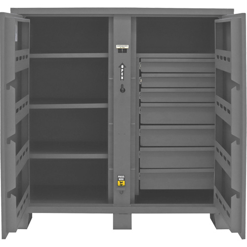 Armoire de rangement pour le chantier, Acier, 59 pi³, Gris Nuna Depot Inc.