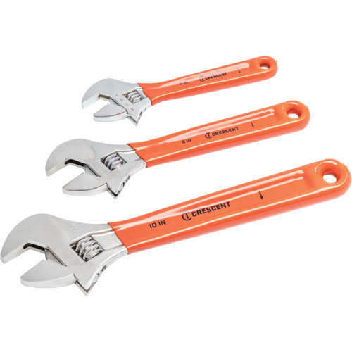 Cushion Grip Wrench Set, Adjustable, 3 Pieces Nuna Depot Inc.
