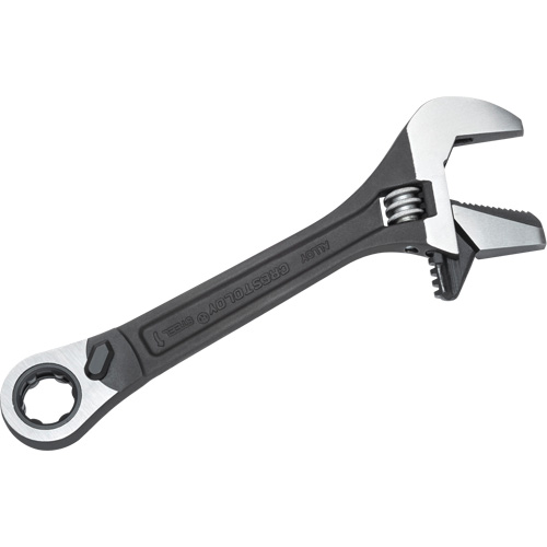11-Piece Pass-Thru X6 Adjustable Wrench & Spline Socket Set, 13" L, 2-27/50" Max Width, Black Phosphate Nuna Depot Inc.