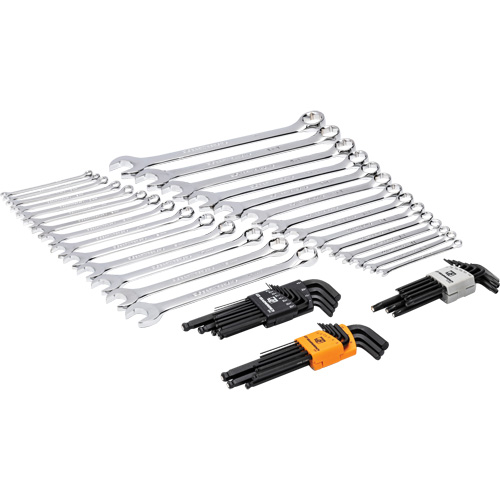 6-Point Combination Wrench and Hex Key Set in Foam Storage Tray Nuna Depot Inc.