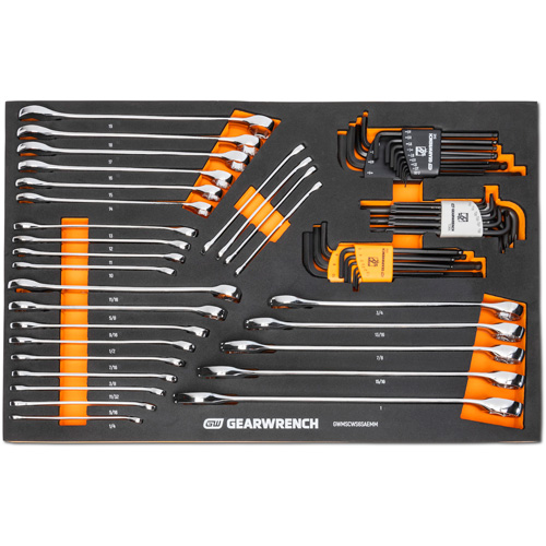6-Point Combination Wrench and Hex Key Set in Foam Storage Tray Nuna Depot Inc.