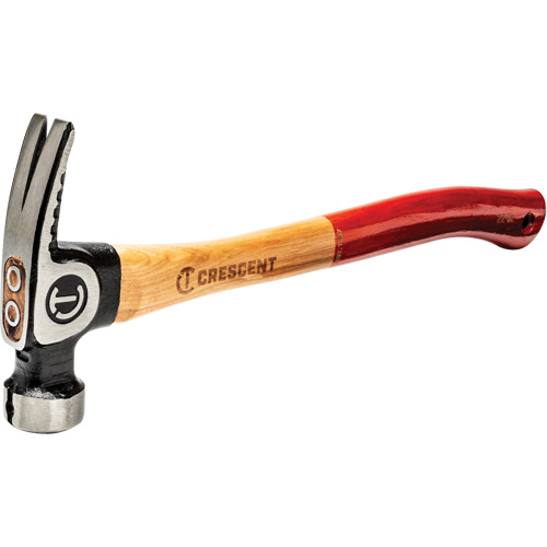 Milled-Face Framing Hammer, 22 oz., Wood Handle, 18" L Nuna Depot Inc.