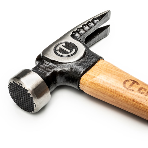 Milled-Face Framing Hammer, 22 oz., Wood Handle, 18" L Nuna Depot Inc.