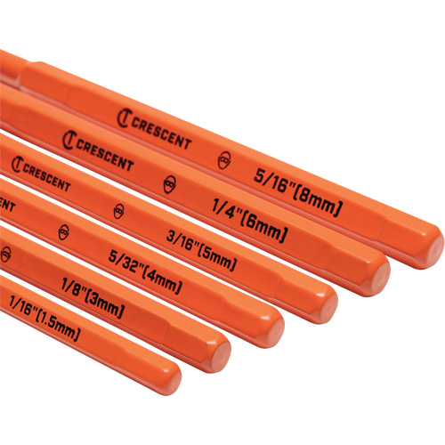 Pin Punch Set, 6 Pieces Nuna Depot Inc.