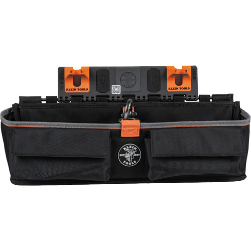 Bucket Work CentreS-Hook Large Pouch Module, Nylon, 3 Pockets, Black/Orange Nuna Depot Inc.