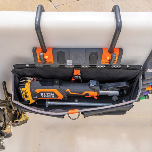 Bucket Work CentreS-Hook Large Pouch Module, Nylon, 3 Pockets, Black/Orange Nuna Depot Inc.