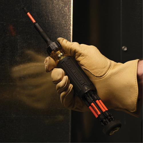 15-in-1 Ratcheting Impact-Rated Multi-Bit Torsion Zone Screwdriver, 9-1/2" L, Cushion Grip Handle Nuna Depot Inc.