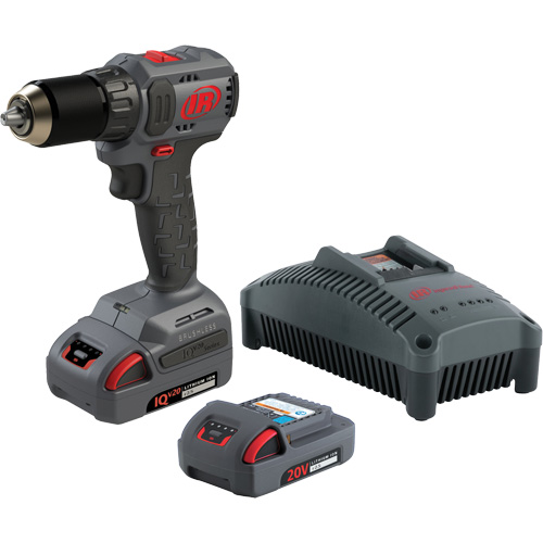 Cordless Compact Drill Driver Kit, Lithium-Ion, 20 V, 1/2" Chuck, 37 ft-lbs Torque Nuna Depot Inc.