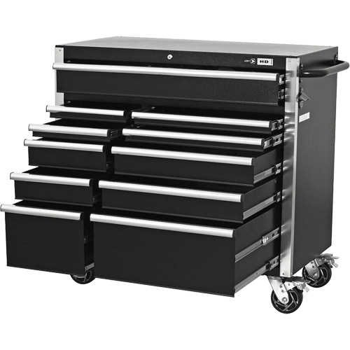 HDCC-4115 HD Series Toolbox Combo, 21-1/2" D x 44-1/5" W x 63-3/10" H, Black Nuna Depot Inc.