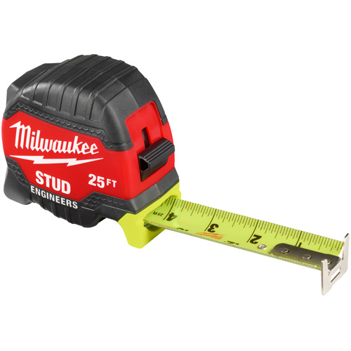 Ruban &agrave; mesurer Stud avec &eacute;chelle pour ing&eacute;nieur, 1-5/16" x 25' Nuna Depot Inc.