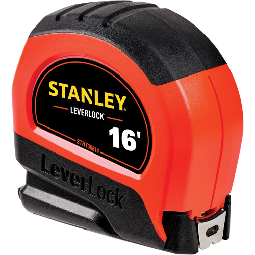 High-Visibility LEVERLOCK&reg; Tape Measure, 16', Imperial Graduations Nuna Depot Inc.