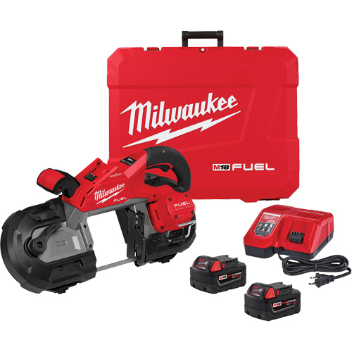 M18 FUEL Deep Cut Dual Trigger Band Saw Kit, 18 V, 5" Capacity Nuna Depot Inc.