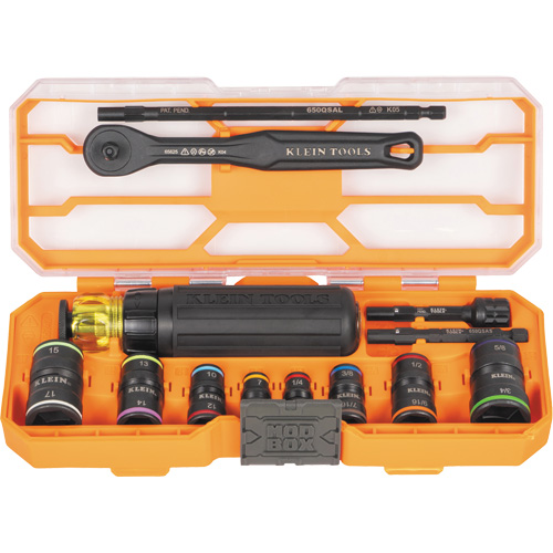 Flip-16 KNECT Ratcheting Impact Flip Socket Screwdriver Set, 13 Pcs Nuna Depot Inc.