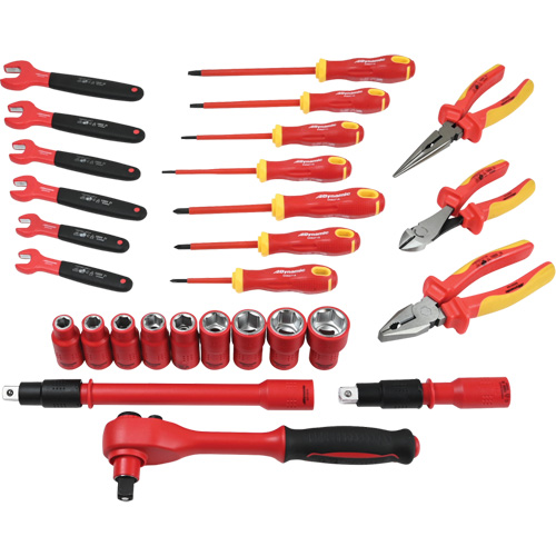 Jeu d'outils isol&eacute;s, 1000 V, 28 M Nuna Depot Inc.