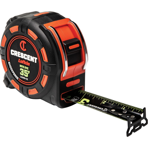 Shockforce NITE EYE Tape Measure, 1-1/4" x 35', SAE Graduations Nuna Depot Inc.