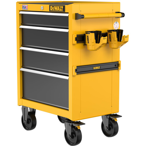 Heavy-Duty Rolling Tool Chest, 4 Drawers, 26" W x Yellow Nuna Depot Inc.