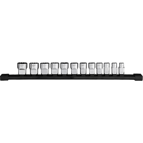 Jeu de douilles m&eacute;triques &agrave; 12 pans, 12 Mcx, Prise de 3/8" Nuna Depot Inc.