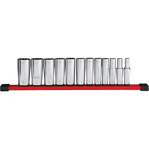 Jeu de douilles profondes SAE &agrave; 12 pans , 12 Mcx, Prise de 3/8", Profond Nuna Depot Inc.