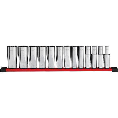 Jeu de douilles profondes SAE &agrave; 12 pans, 13 Mcx, Prise de 1/2", Profond Nuna Depot Inc.
